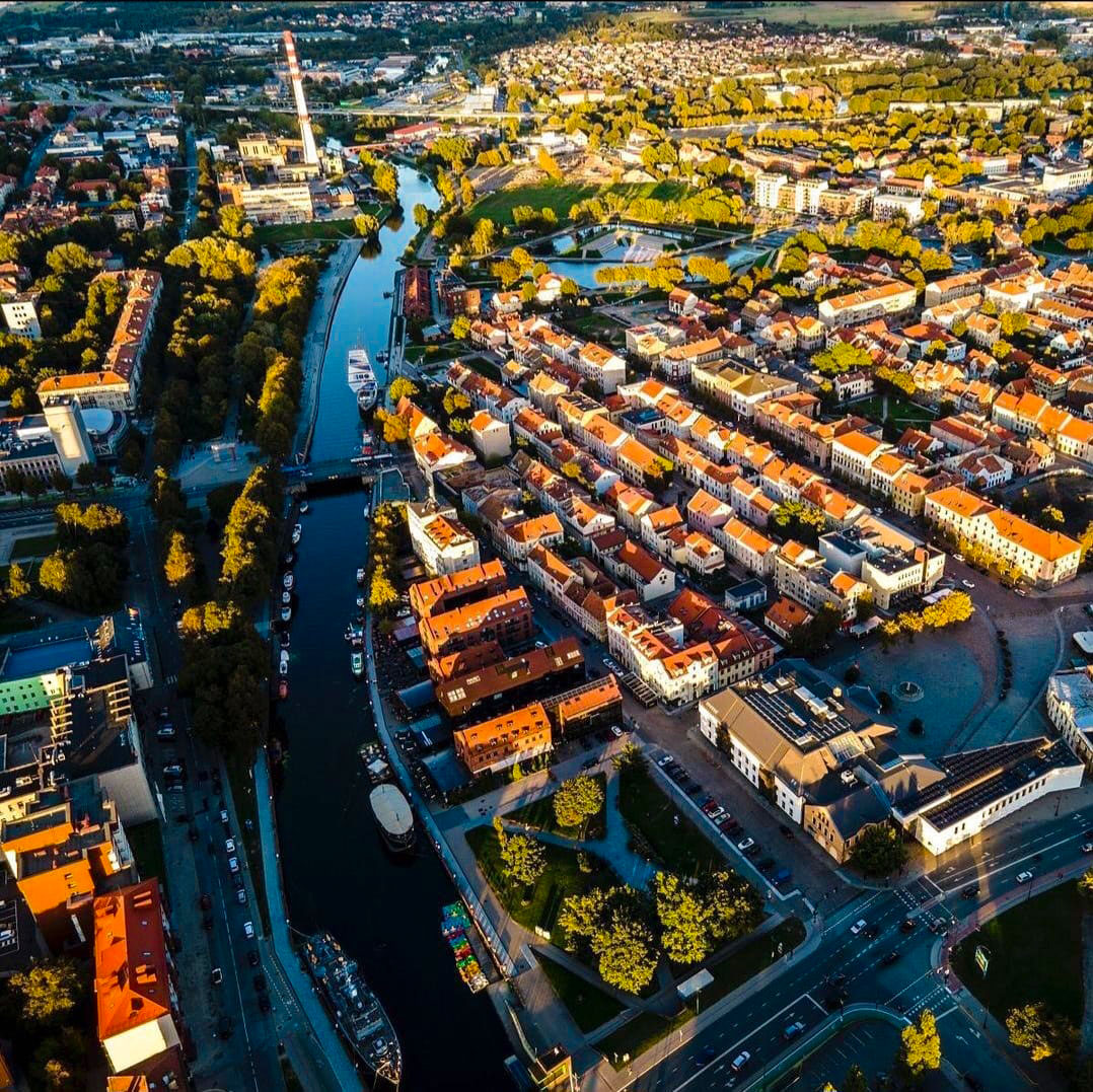 Klaipėda city - aerial view
